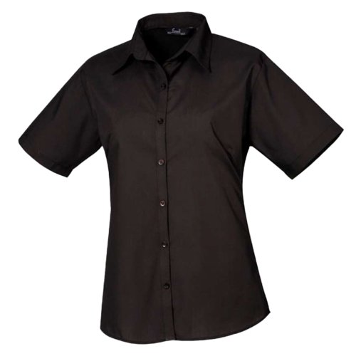 Premier Poplin blouses met korte mouw, dames 2