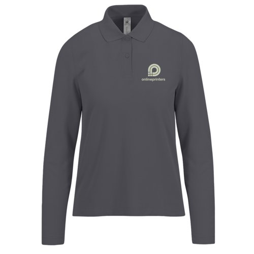 B&C poloshirts met lange mouw, dames 1