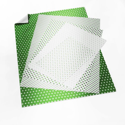 Cadeaupapier met effectverven, A3 2